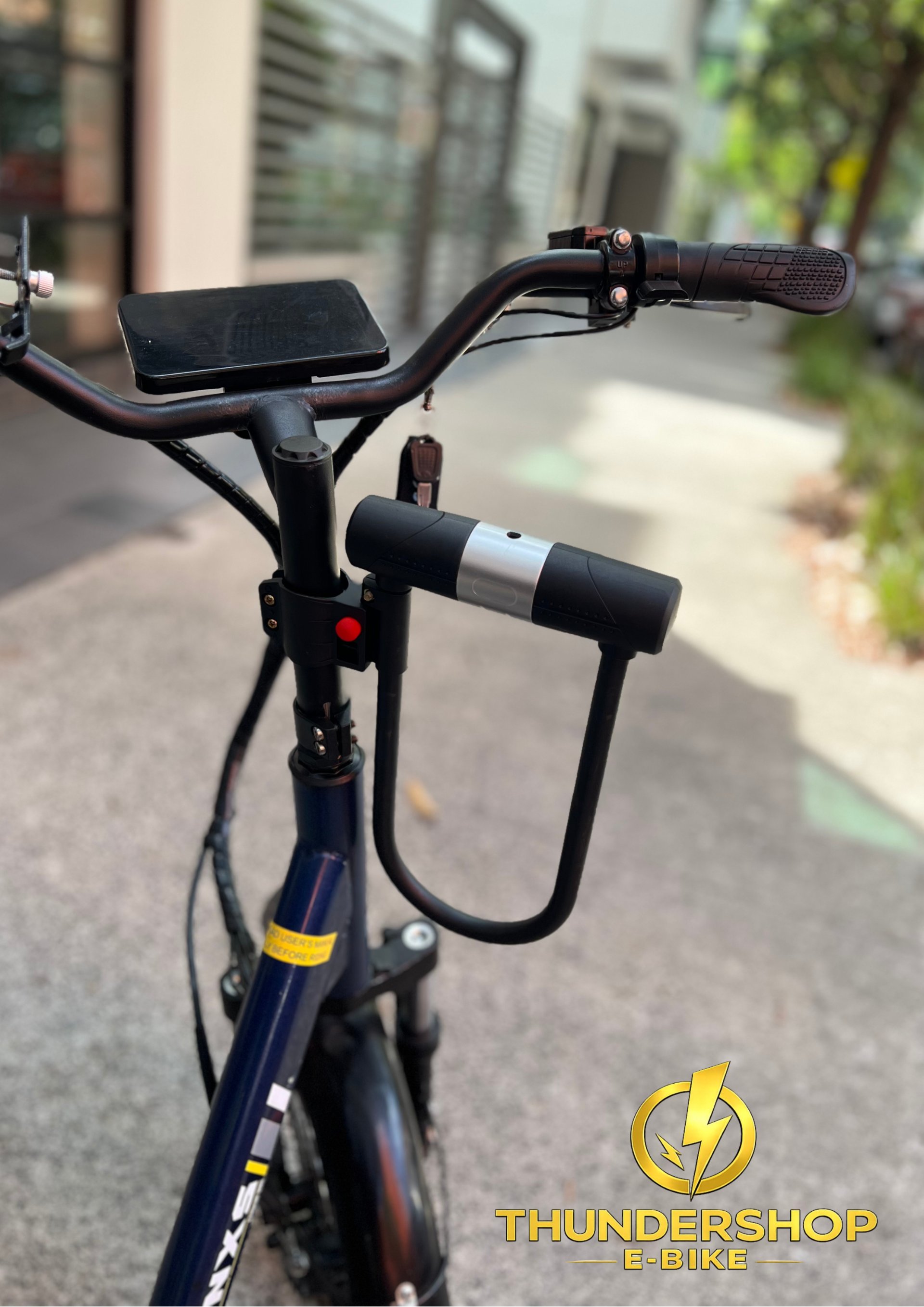 steel U-shaped bicycle lock - Miniatura 3